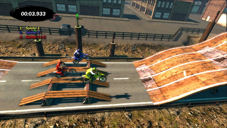 Riesenspaß: Die Supercross-Rennen im Multiplayer.