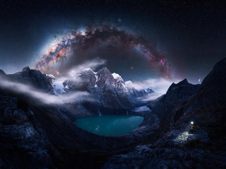 Die Milchstraße als Dach über den Anden in Peru. (Bildquelle: Angel Fux)