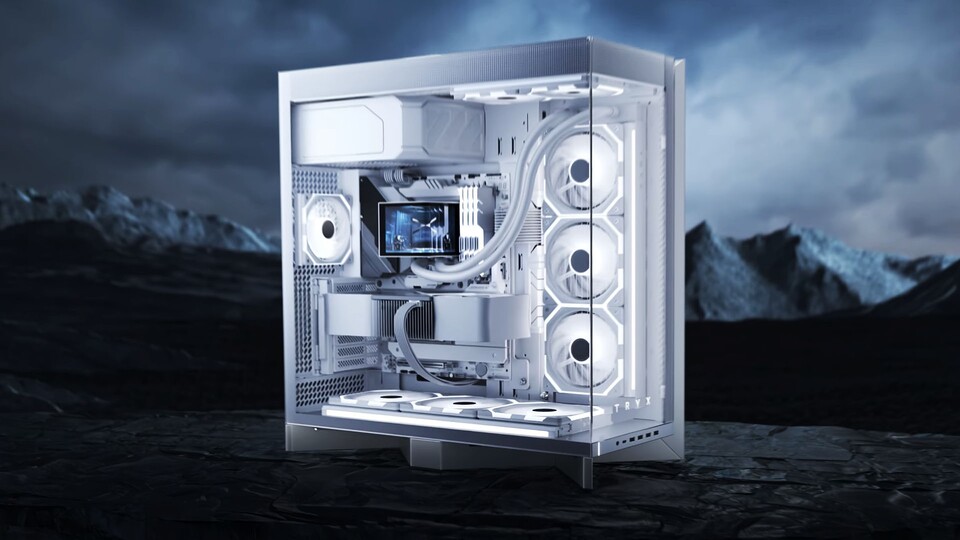 Im weißen Gehäuse sehen die weißen Komponenten meiner Meinung nach am besten aus, doch diese Entscheidung liegt bei euch.