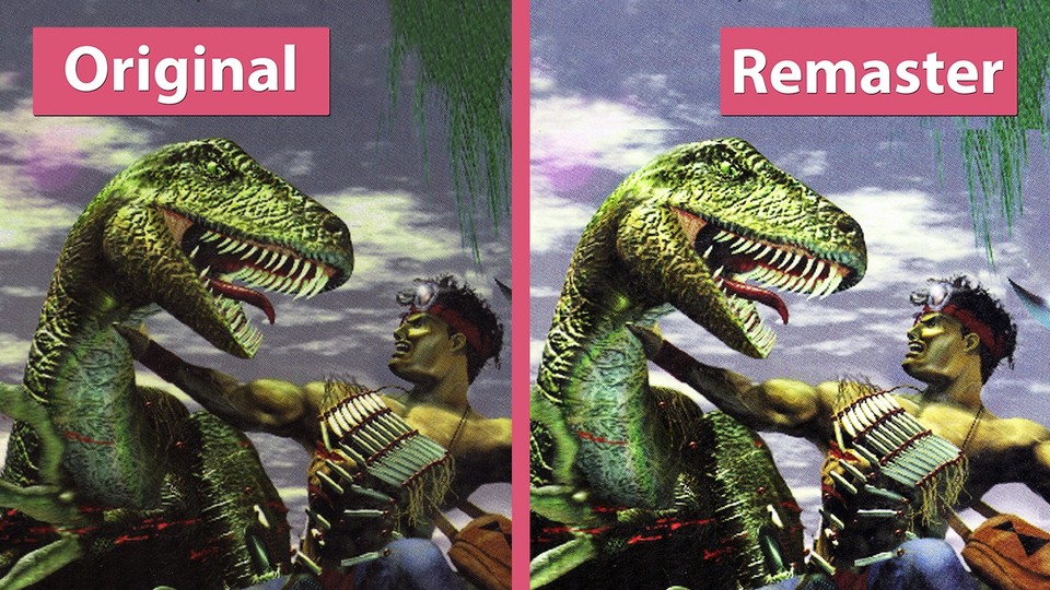 Turok: Dinosaur Hunter - Original und Remaster im Grafik-Vergleich