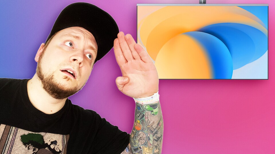 »Kopp in Nacken« bekommt bei dieser TV-Platzierung eine andere Bedeutung. (Bild: Panasonic)