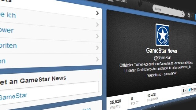 Auch Gamestar ist auf Twitter vertreten.