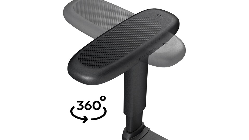 Die Armlehnen lassen sich vielfältig einstellen und anpassen.