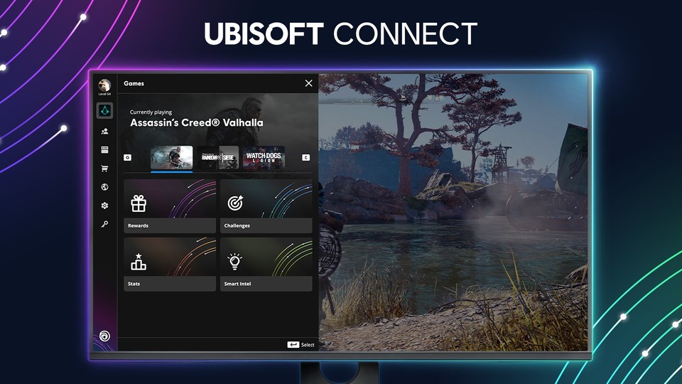 So sieht das neue Ingame-Overlay von Ubisoft Connect aus.