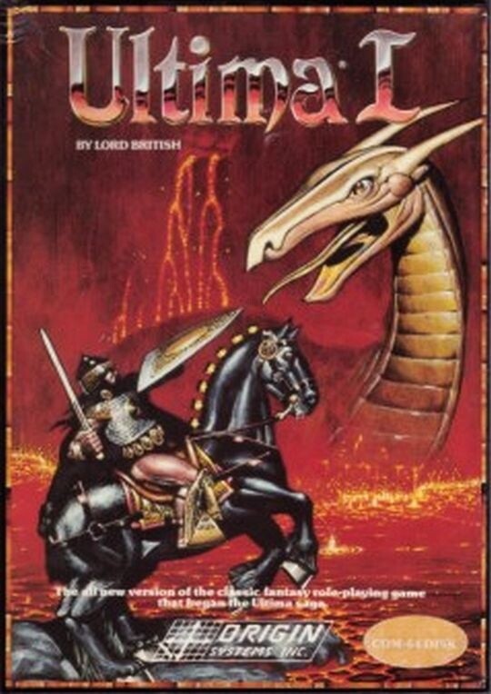 Ultima: The First Age of Darkness - Erscheinungsjahr: 1981 - Publisher: California Pacific - Designer: Richard Garriott - Beilagen: 10 Seiten Handbuch, Referenzkarte 