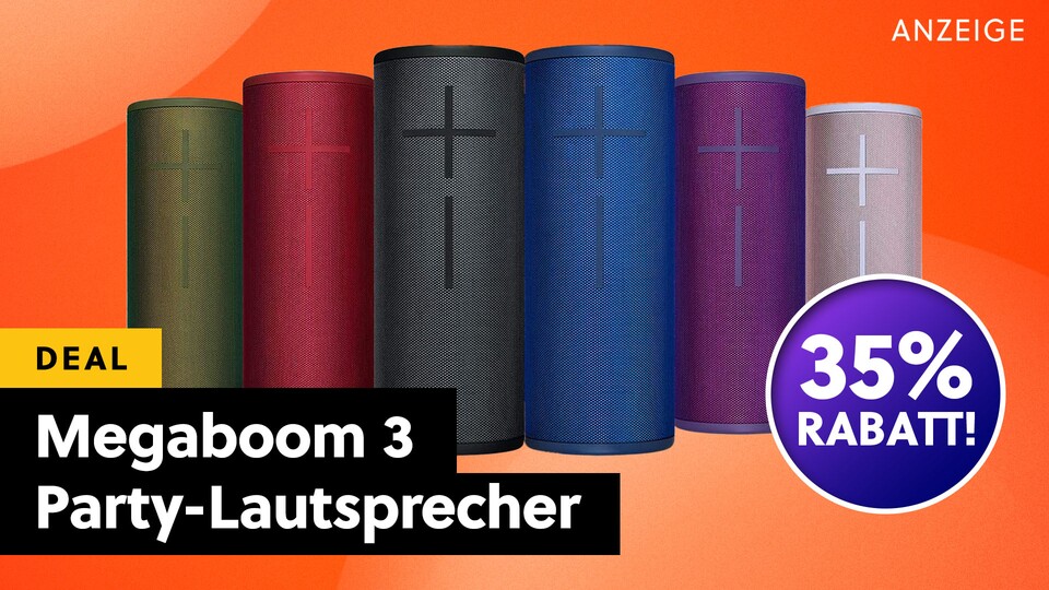 Die Megaboom 3 von Ultimate Ears gibts gerade bei Amazon so günstig wie schon seit Monaten nicht mehr.