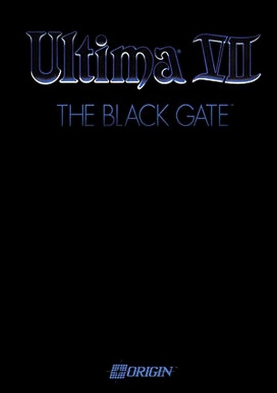 Ultima 7: The Black Gate - Erscheinungsjahr: 1992 - Publisher: Origin - Erweiterung: The Forge of Virtue - Beilagen: Stoffkarte, Medaillon der Fellowship, Buch der Fellowship 