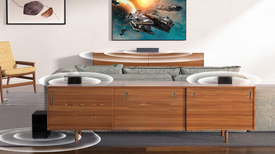 410 Watt Leistung sind nicht ohne - im Gegenteil: Wer die Anlage aufdreht, spürt den Sound.
