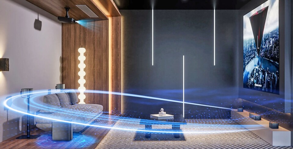 Dank der 360°-Aural-Raumlokalisierung, wird der Sound eures Heimkinos besonders immersiv.