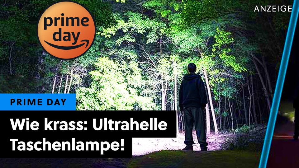 Eine Million Lumen: Diese ultrahelle LED-Taschenlampe ist gleichzeitig mobiler Akku und Arbeitslicht.