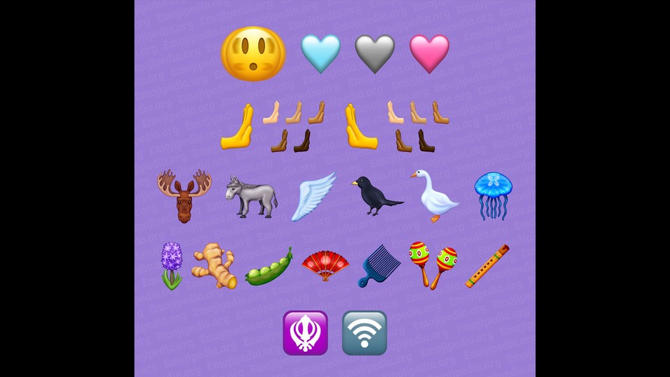 Das sind die Emojis auf Basis von Unicode 15.0.