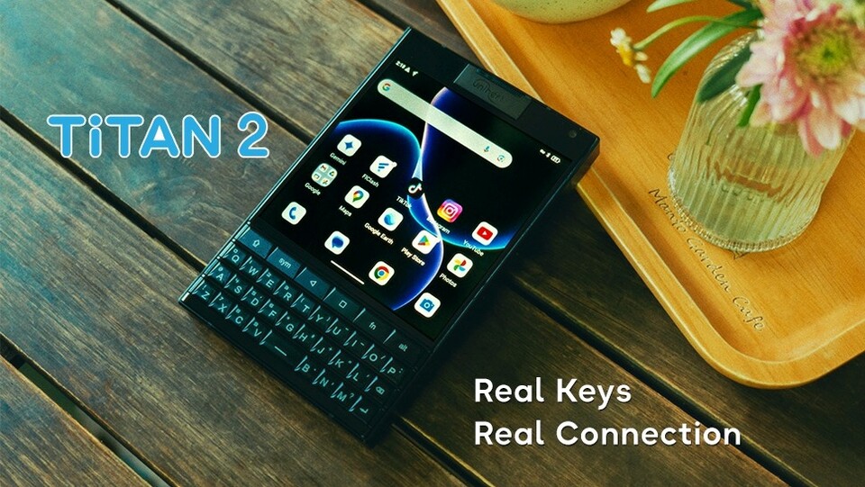 Dieses Handy sieht dem Blackberry Passport sehr ähnlich. (Bildquelle: Unihertz)