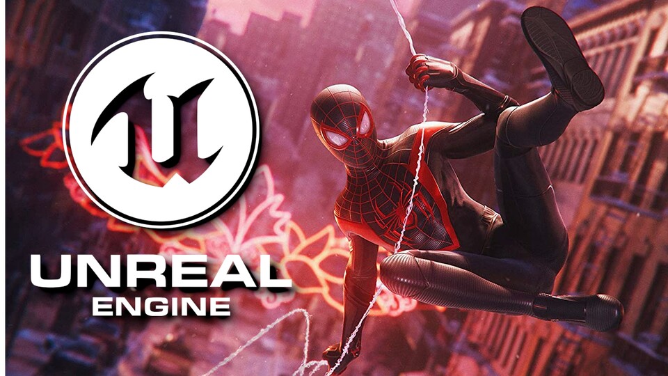 Spiderman wird dank der Unreal Engine 5 hübscher denn je. Seine Animationen sind aber noch etwas ungelenk.