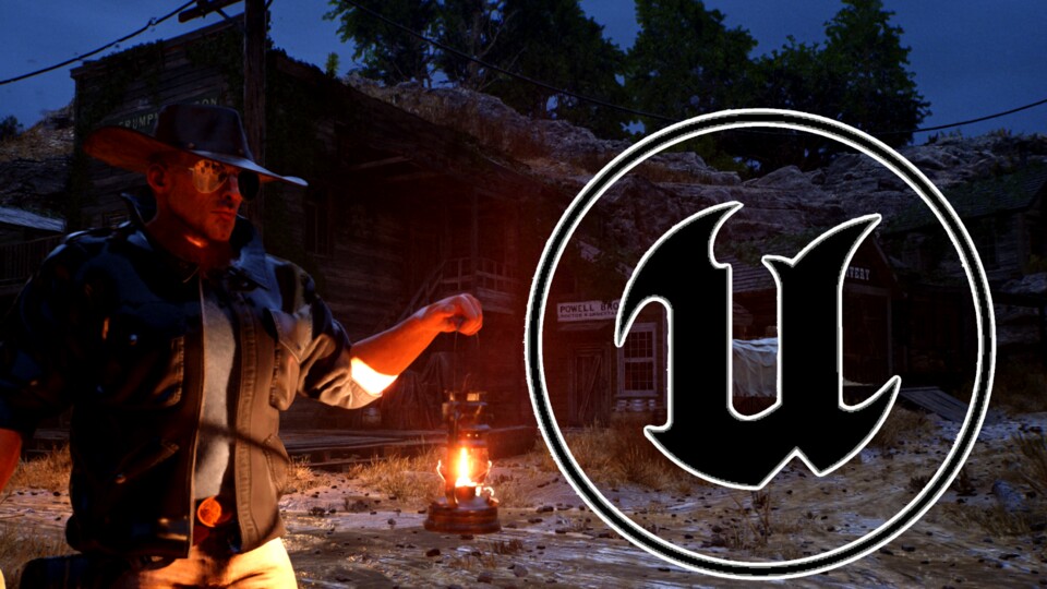 Egal ob bei Nacht oder bei Tag, die Western-Demo in der Unreal Engine 5 versprüht Stimmung.