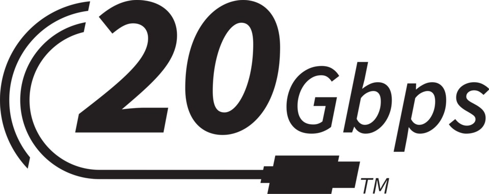 Mittlerweile wird der USB-Trident immer mehr durch Logo mit Leistungsindikatoren ersetzt. (Quelle: USB.org)