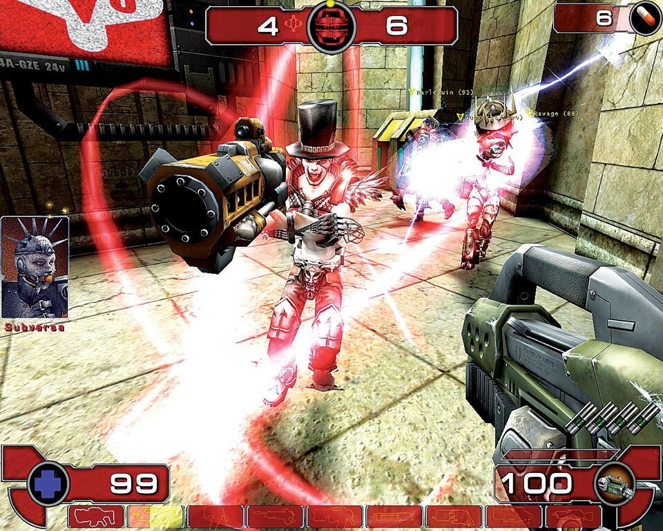 Im Spielmodus Bombing Run ist der jeweilige BalltrÃ¤ger gut sichtbar markiert.