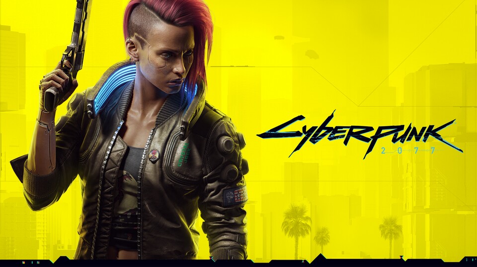 So sieht das alternative Cover von Cyberpunk 2077 mit der weiblichen Variante von Hauptfigur V aus.
