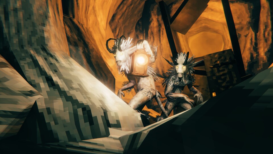 In den Dungeons von Deep North lauern zahlreiche neue Gefahren wie diese Elaking. Fun fact: Auf Schwedisch heißt Elaking sowas wie Bösewicht oder Fiesling.