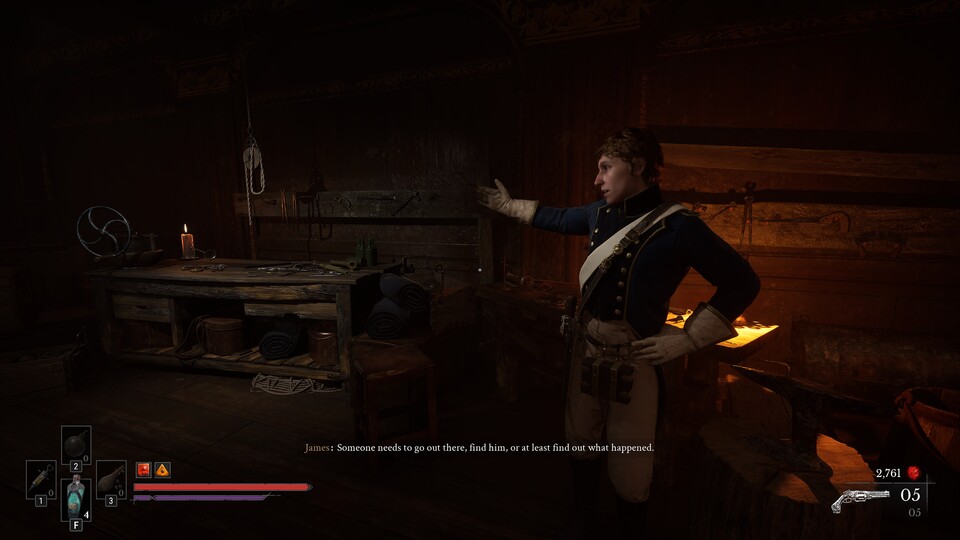 Sobald man James in der Kirche erreicht hat, wird Valor Mortis schlagartig zu einem besseren Spiel.