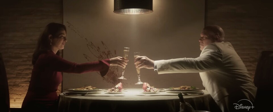 Wilson und Vanessa Fisk sind in Born Again für jede Menge verstörender Szenen zuständig. Bildquelle: Disney Marvel