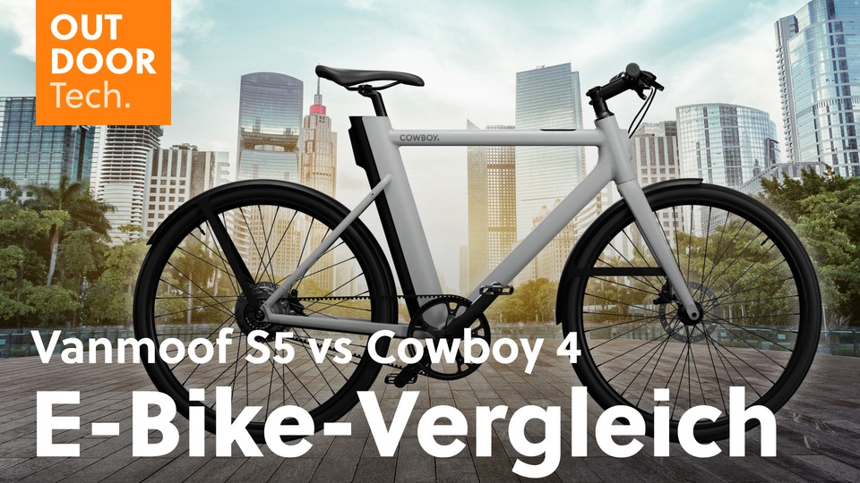 Vanmoof S5 vs. Cowboy 4: Zwei E-Bikes im Vergleich. (Bildquelle: zhu difeng, stock.adobe.com)