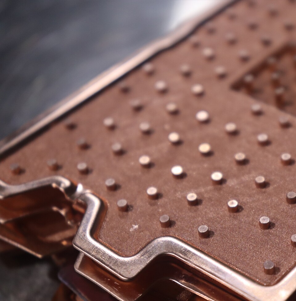 Eine sogenannte Wick-Struktur, wie man sie in einer Vapor Chamber findet, im Detail. (Quelle: Tone Cooling Technology)