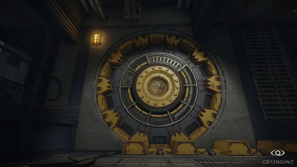 Der Eingang zur Vault 100 aus Fallout - nachgebaut in der CryEngine 3.