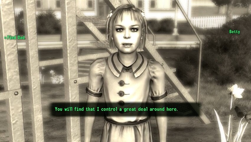 Dr. Braun tritt in der Simulation als sadistisches kleines Mädchen auf und kontrolliert in Wahrheit alles.