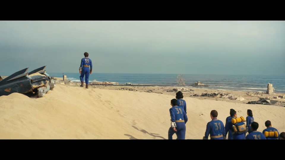 Norm führt eine Gruppe von mutigen Vault-Bewohnern an. Bildquelle: Amazon Studios