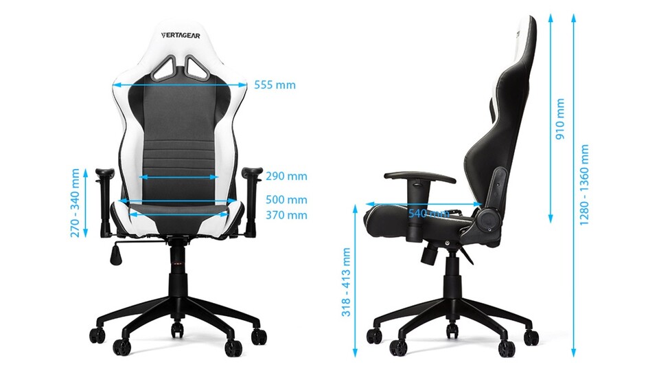 Die Abmessungen des Stuhls ermöglichen es auch größeren und schwereren Menschen – die Maximalbelastung beträgt 150 Kilogramm – bequem im SL2000 zu sitzen.