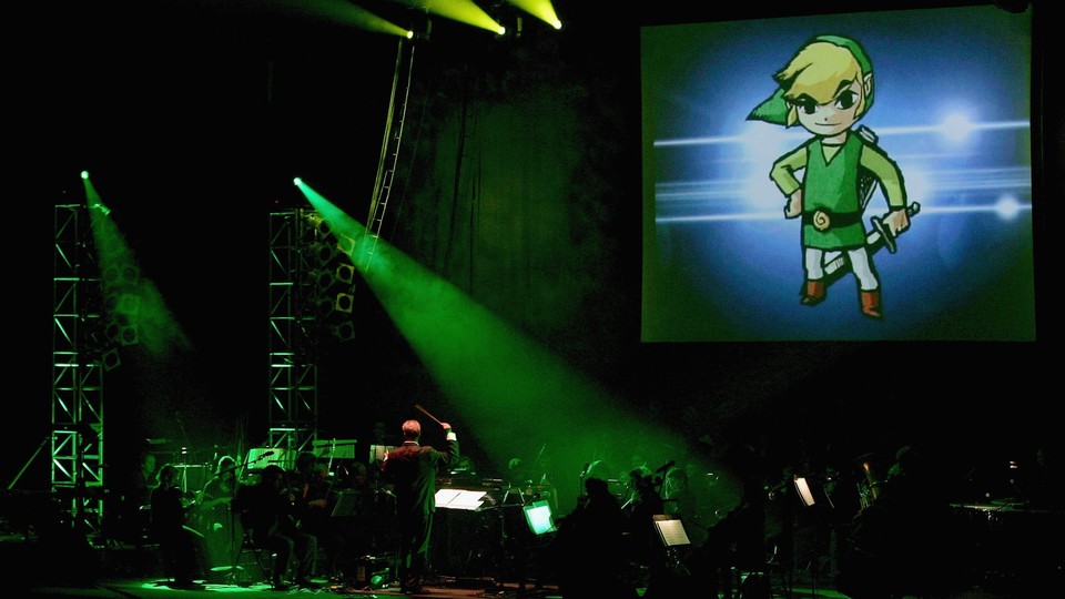 »Video Games Live« verbindet Orchesterklänge mit Lichteffekten und Spiel-Clips.