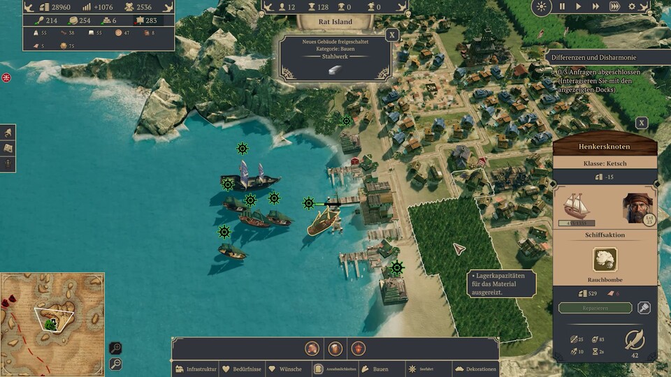Republic of Pirates: Zwei Minuten Gameplay zeigen klare Parallelen zu Anno