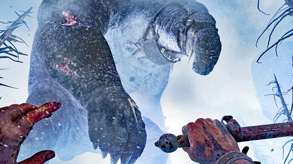 In Behemoth kämpfen wir tapfer, werden aber vom riesigen Bossmonster zerquetscht