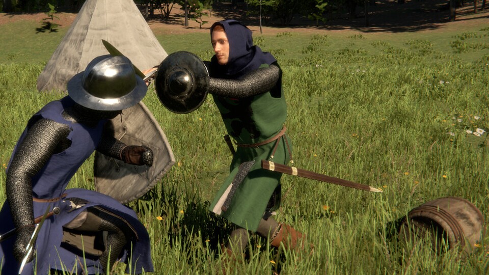 Das Mittelalter-Rollenspiel Kinstrife zeigt seine realistische Schwertkampf-Physik