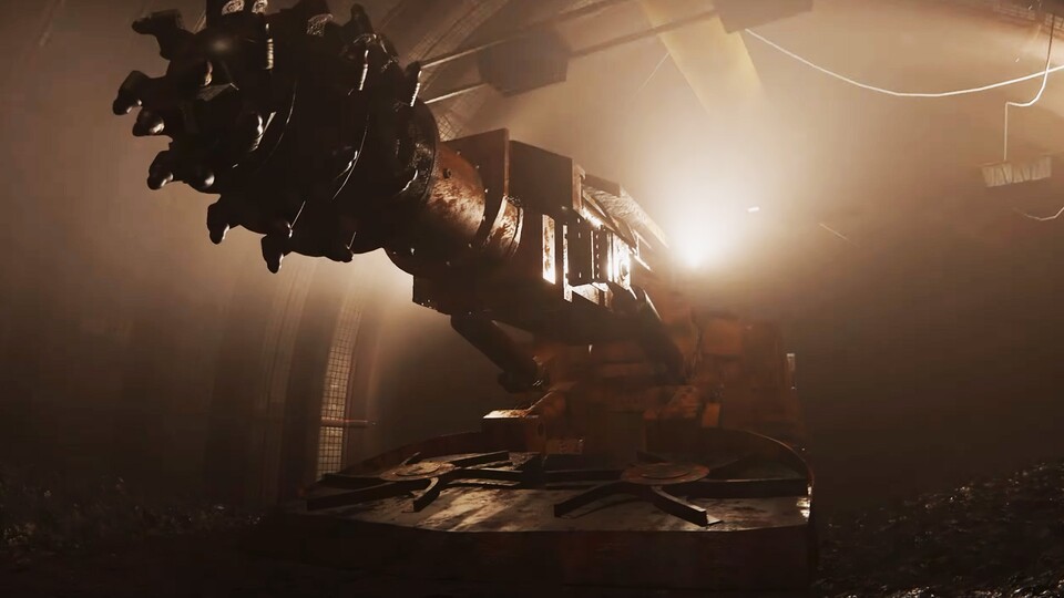 Berwerk: In der realistischen Minen-Simulation buddelt ihr mit dicken Maschinen möglichst vorsichtig Kohle aus