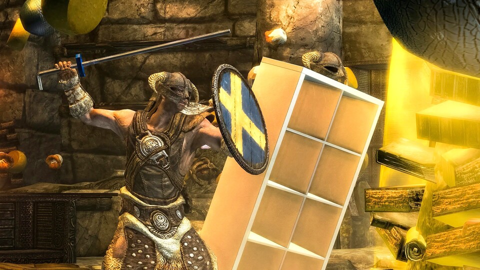 Skyrim: Eine Mod von Ikea verspricht euch für immer von der Last eines überfüllten Inventars zu befreien