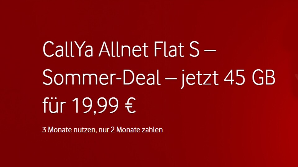 Wenn ihr nach den drei Monaten weiterhin bei Vodafone bleiben wollt, zahlt ihr einfach automatisch 9,99€ im Monat!