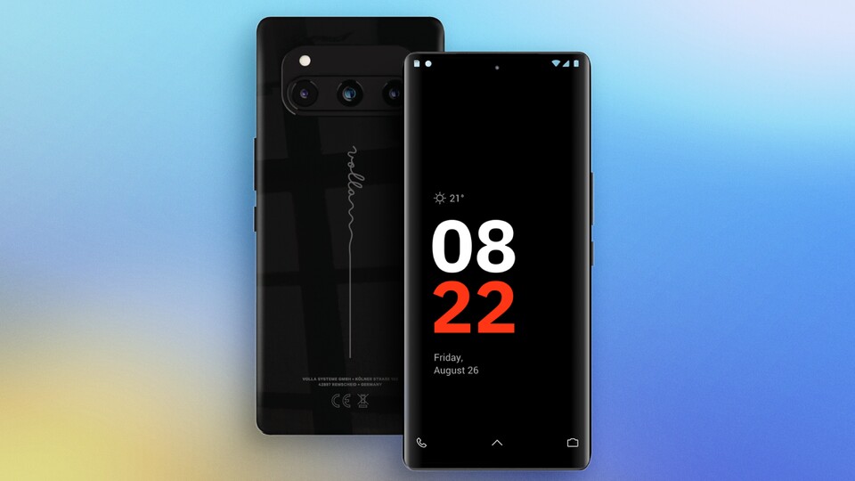 Das Volla Phone Quintus läuft wahlweise mit Android oder mit Ubuntu. (Bildquelle: Volla Systeme)