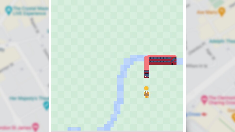 Die minimalistische und maximal unspektakuläre Optik Snake von Google Maps steht diametral entgegengesetzt zum Spielspaß - der ist für mich absolut stellar.