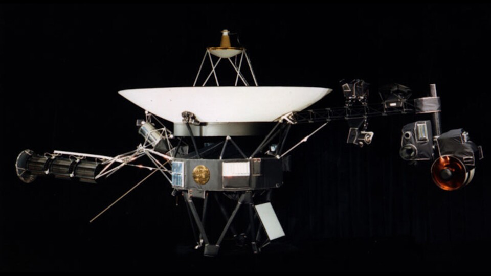 So sehen die Voyager-Sonden aus. (Bildquelle: NASA)