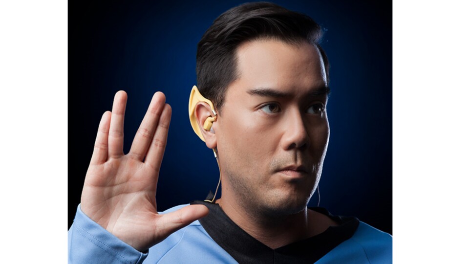 Mit den Vulcan Earbuds von Think Geek könnt ihr euch wie ein Vulkanier fühlen.