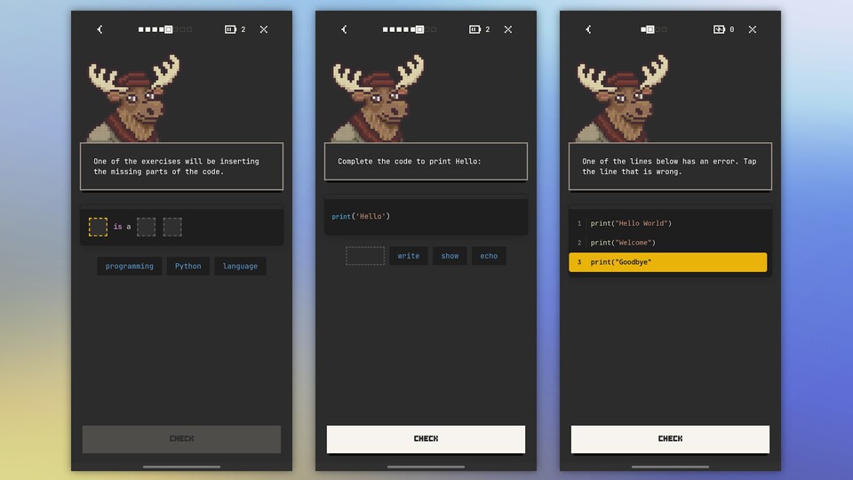 So sehen die Beginner-Aufgaben in der App aus. (Bildquelle: GameStar Tech)