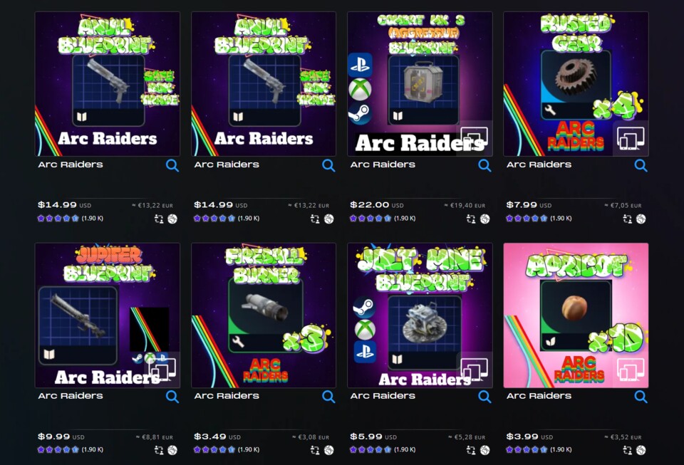 Waffen-Blueprints, Zahnräder und Aprikosen. Auf dem Arc Raiders-Schwarzmarkt lässt sich so ziemlich alles kaufen.
