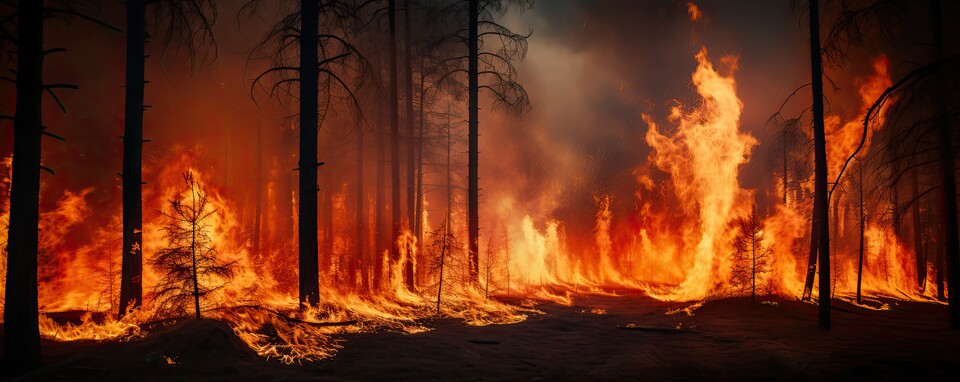 Waldbrände sind elementarer Bestandteil vieler Ökosysteme auf der Erde. Aber die Klimakrise wird sie in Häufigkeit und Intensität anschwellen lassen. (Quelle: stock.adobe.com - Michal)