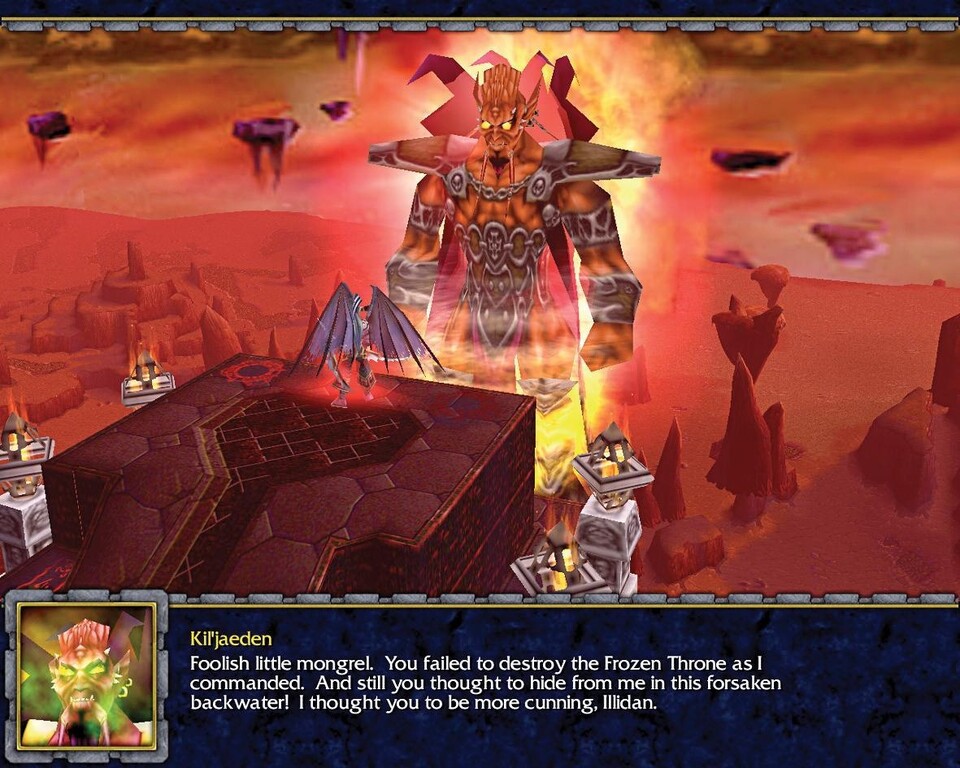 Warcraft 3: Blizzard hatte die Brennende Legion als eines der spielbaren Völker geplant.