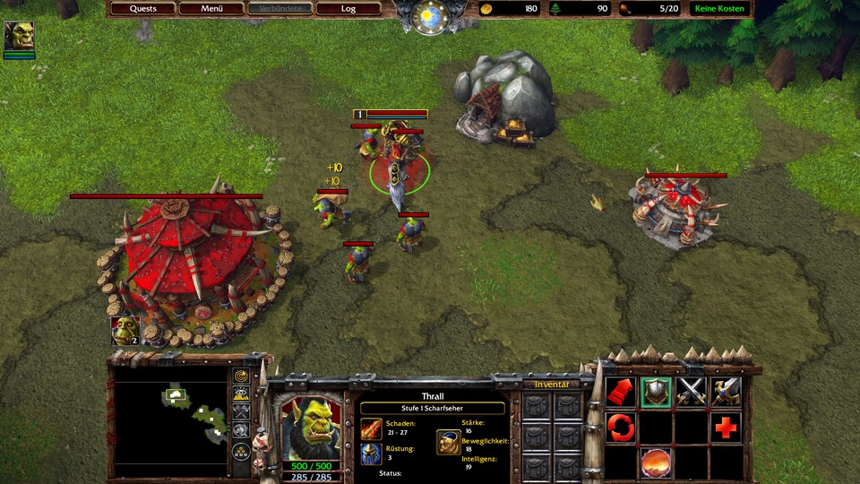 Am Interface von Warcraft 3: Reforged hat sich weniger getan, als ursprünglich gedacht. 