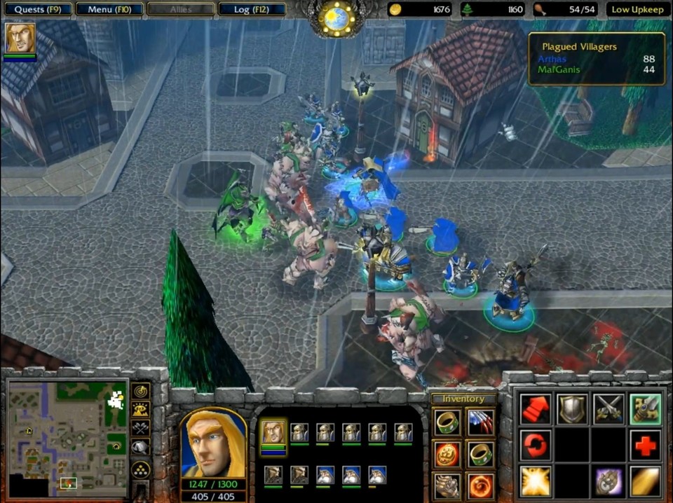 Stratholme in Warcraft 3