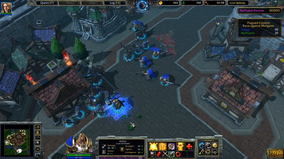 Warcraft 3: Reforged überarbeitet auch das Interface des Originals. 