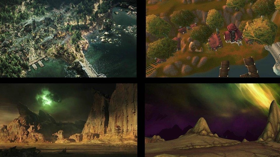 Ein Fan hat Screenshots aus dem Warcraft-Trailer mit den Original-Schauplätzen aus dem Spiel verglichen. Quelle: http://imgur.com/UfU0ynW