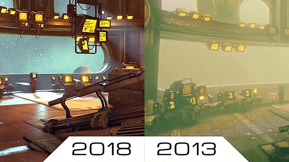 Warframe - Trailer vergleicht Grafik zwischen 2013 und 2018